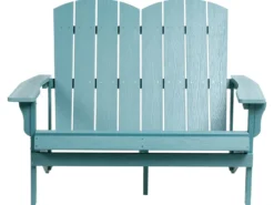 Ławka ogrodowa ADIRONDACK 125 cm Błękitny