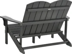 Ławka ogrodowa ADIRONDACK 125 cm Ciemnoszary