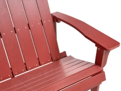 Ławka ogrodowa ADIRONDACK 125 cm Czerwony