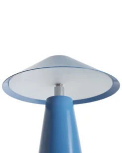 Bezprzewodowa lampa stołowa LED APAYAO Ze ściemniaczem Metal Niebieski