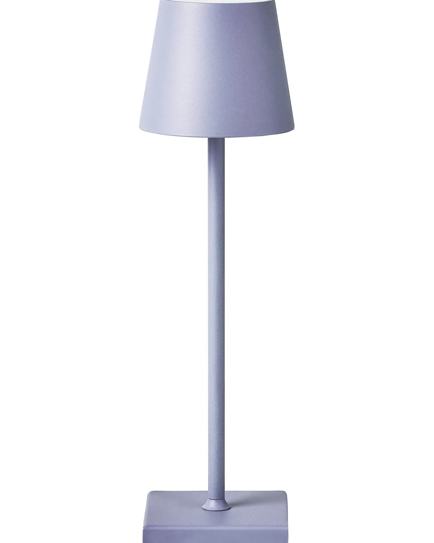 Bezprzewodowa lampa stołowa LED BACEIRO Metal Jasnofioletowy