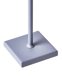 Bezprzewodowa lampa stołowa LED BACEIRO Metal Jasnofioletowy
