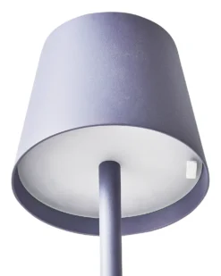 Bezprzewodowa lampa stołowa LED BACEIRO Metal Jasnofioletowy