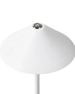 Bezprzewodowa lampa stołowa LED FRANCOLI Ze ściemniaczem Metal Biały