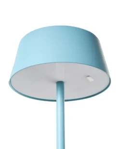 Bezprzewodowa lampa stołowa LED GUDER Ze ściemniaczem Metal Niebieski