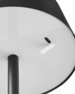 Bezprzewodowa lampa stołowa LED GUDER Ze ściemniaczem Metal Czarny