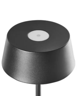 Bezprzewodowa lampa stołowa LED GUDER Ze ściemniaczem Metal Czarny