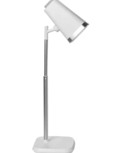 Bezprzewodowa lampa stołowa LED MUSCA Ze ściemniaczem Biały