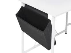Biurko ARAMINGO Biały 120 cm 60 cm ze schowkiem