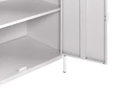2-częściowa kuchnia ogrodowa ze zlewem VILAMA Biały Metal