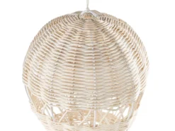 Dekoracja ścienna Balon BEMBA Rattan 60 cm Naturalny