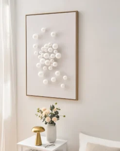 Dekoracja ścienna BANTRY 103 cm Biały