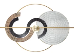 Dekoracja ścienna BRAGA Metal 55 cm Kolorowy