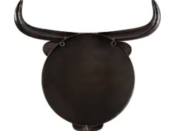 Dekoracja ścienna Byk ERBIUM Metal 41 cm Szary