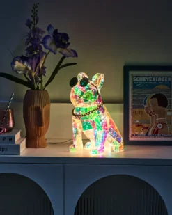 Dekoracja LED Pies JONKU Kolorowy