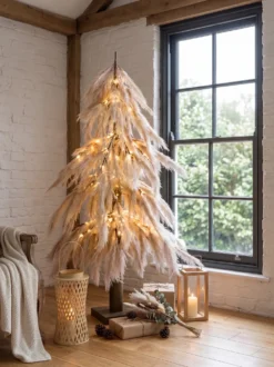 Dekoracja ogrodowa LED BIFROST Choinka 123 cm Beżowy