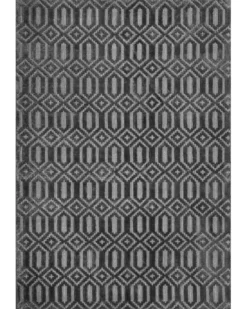 Dywan ADATEPE Ciemnoszary 160 x 230 cm Wiskoza