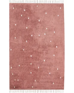 Dywan ASTAF Jasnoczerwony 140 x 200 cm Bawełna