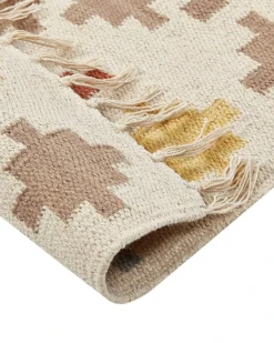 Dywan ATAN Kolorowy 80 x 300 cm Bawełna Kilim