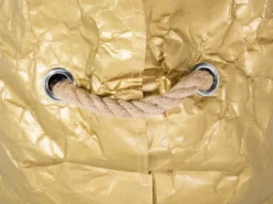 Fotel worek 200 L DROP 63 cm 75 cm Złoty