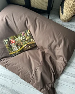 Fotel worek 300 L FUZZY 140 cm 180 cm Brązowy