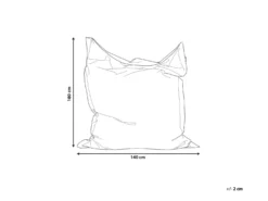 Fotel worek 300 L FUZZY 140 cm 180 cm Czerwony