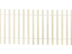 Łóżko Drewno sosnowe VANNES 90 x 200 cm Biały