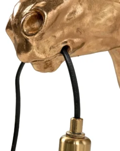 Koń Lampa ścienna PHILIPPE Złoty