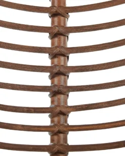 Krzesło do jadalni CANORA Rattan Brązowy