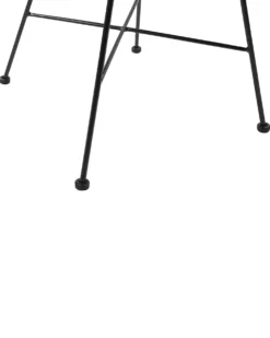 Krzesło do jadalni CANORA Rattan Czarny