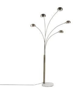 Lampa podłogowa FLINDERS Regulowana Metal Złoty