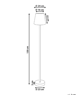 Lampa podłogowa HANGER Metal Brązowy