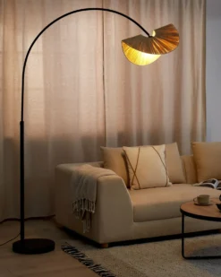 Lampa podłogowa HERRON Naturalny