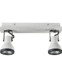 Lampa spot 2-punktowa BARO Regulowana Metal Biały