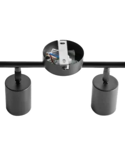 Lampa spot 2-punktowa NYANDO Metal Czarny