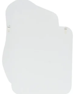 Lustro ścienne ARVERT 60 cm 80 cm Biały marmur