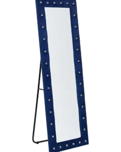 Lustro stojące ANSOUIS 150 cm Welur Granatowy