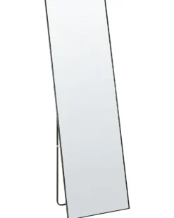 Lustro stojące BEAUVAIS 156 cm Metal Czarny