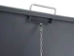 Obudowa śmietnikowa 240 L PERISSA Metal Ciemnoszary
