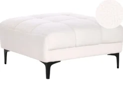 Otomana ALNES Boucle Biały