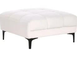 Otomana ALNES Boucle Biały