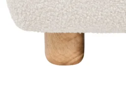 Otomana AMLI Boucle Złamana biel