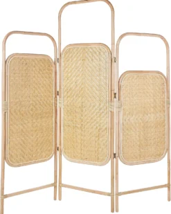 3-panelowy parawan pokojowy CARPI Naturalny 166 cm 180 cm