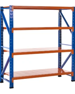 Regał magazynowy FIUGGI Metal 200 cm 200 cm Pomarańczowy