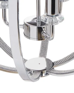 Żyrandol TENOIRO Metal Srebrny