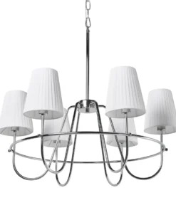 Żyrandol YAMETHIN Metal Srebrny