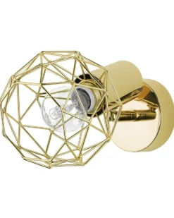 Zestaw 2 lamp spot CHENAB Złoty Metal Regulowana