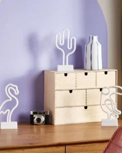 Zestaw 3 neonów LED MABEL Kolorowy