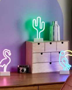 Zestaw 3 neonów LED MABEL Kolorowy