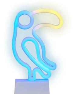 Zestaw 3 neonów LED MABEL Kolorowy